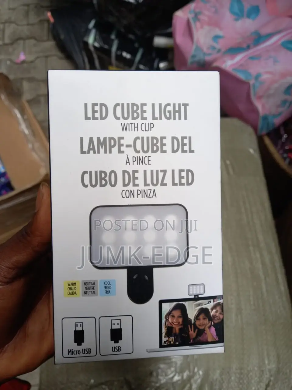 Led Cube Light With Clip