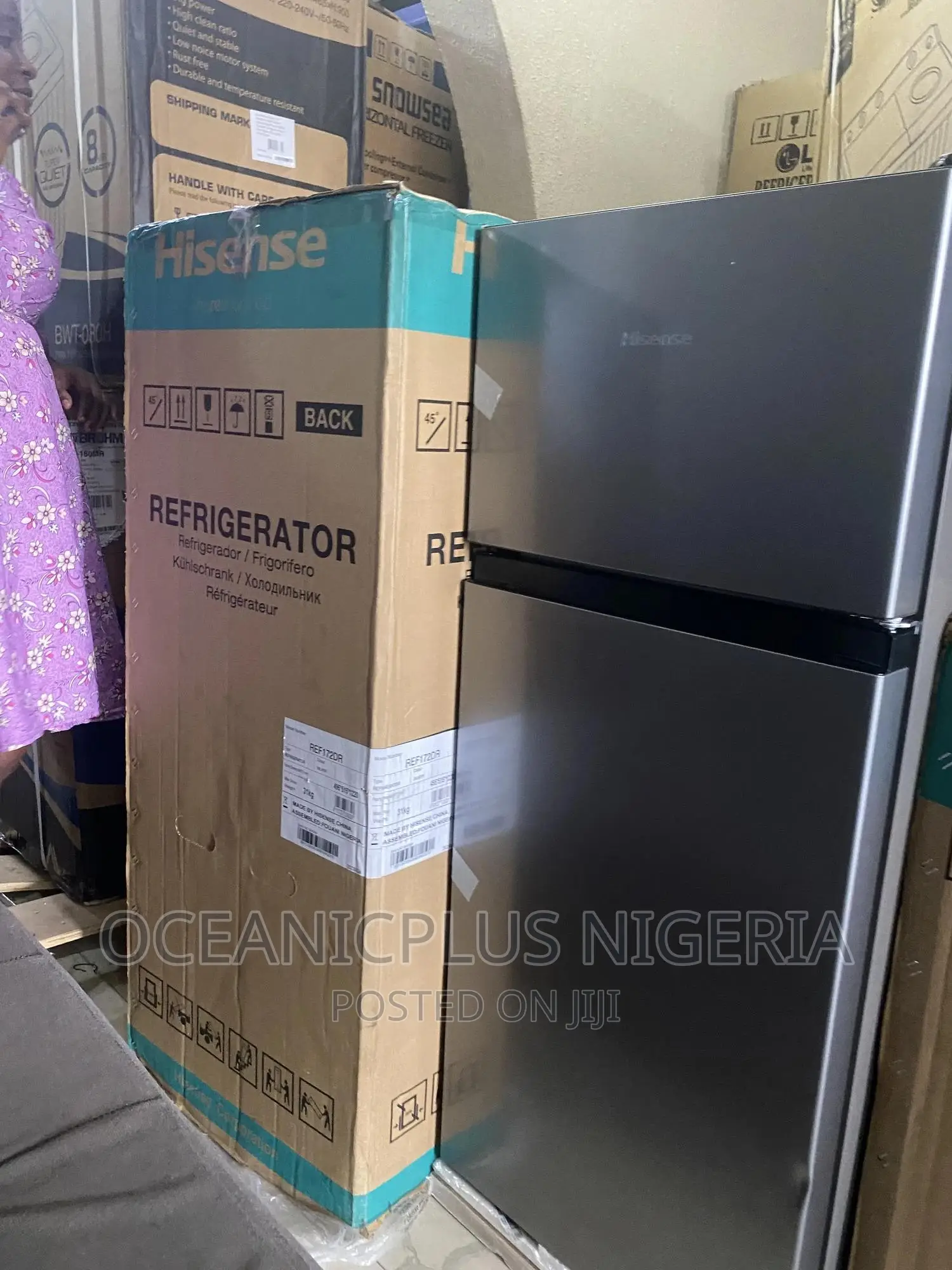 Hisense Refrigerator- Environmental Friendly 124l