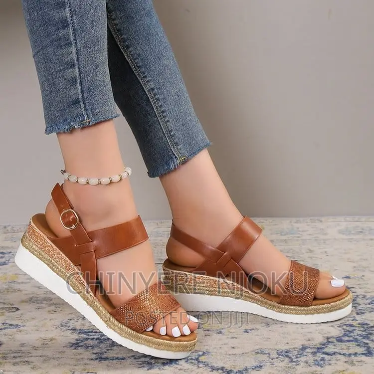Female Sandals With Wooden Sole