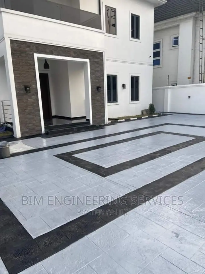 Epoxy 3D Stamp Concrete Floor
