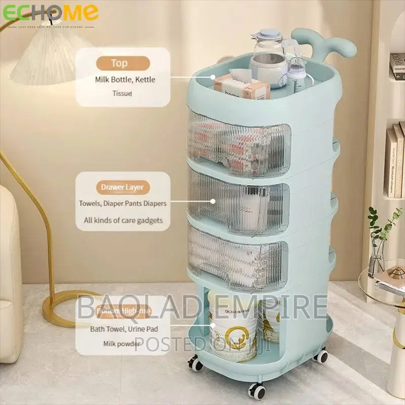 Multifunctional Auxiliary Cart Storage Organizer
