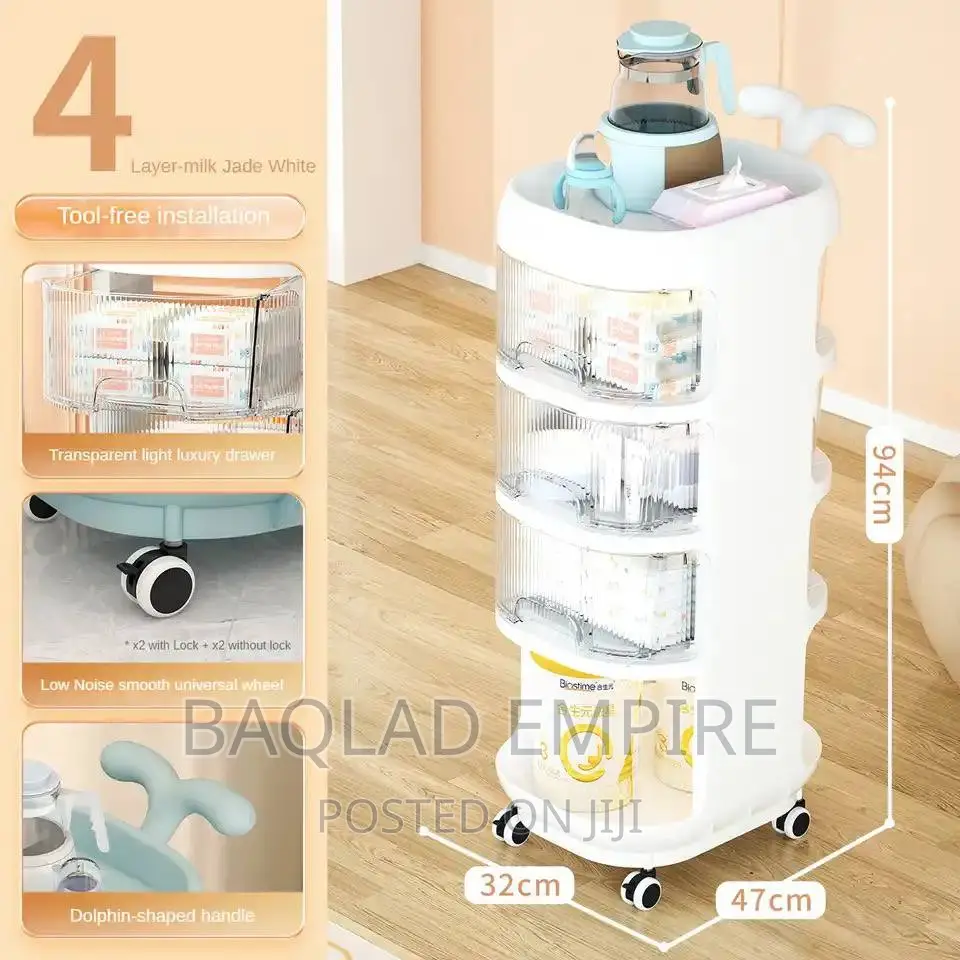 Multifunctional Auxiliary Cart Storage Organizer