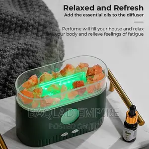 7 Colors Natural Rock Fire Flame Aroma Oil Diffuser