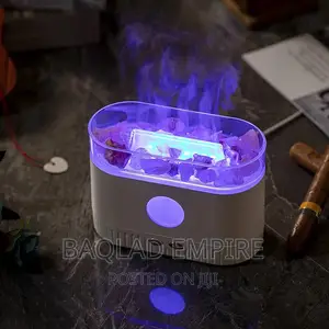 7 Colors Natural Rock Fire Flame Aroma Oil Diffuser
