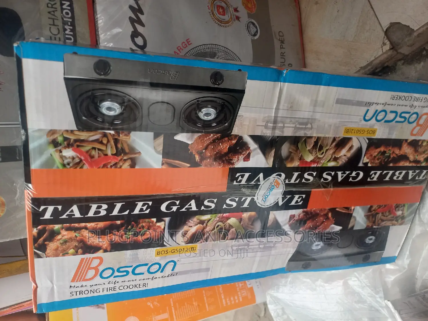 Boscon Table Double Burner Gas Cooker