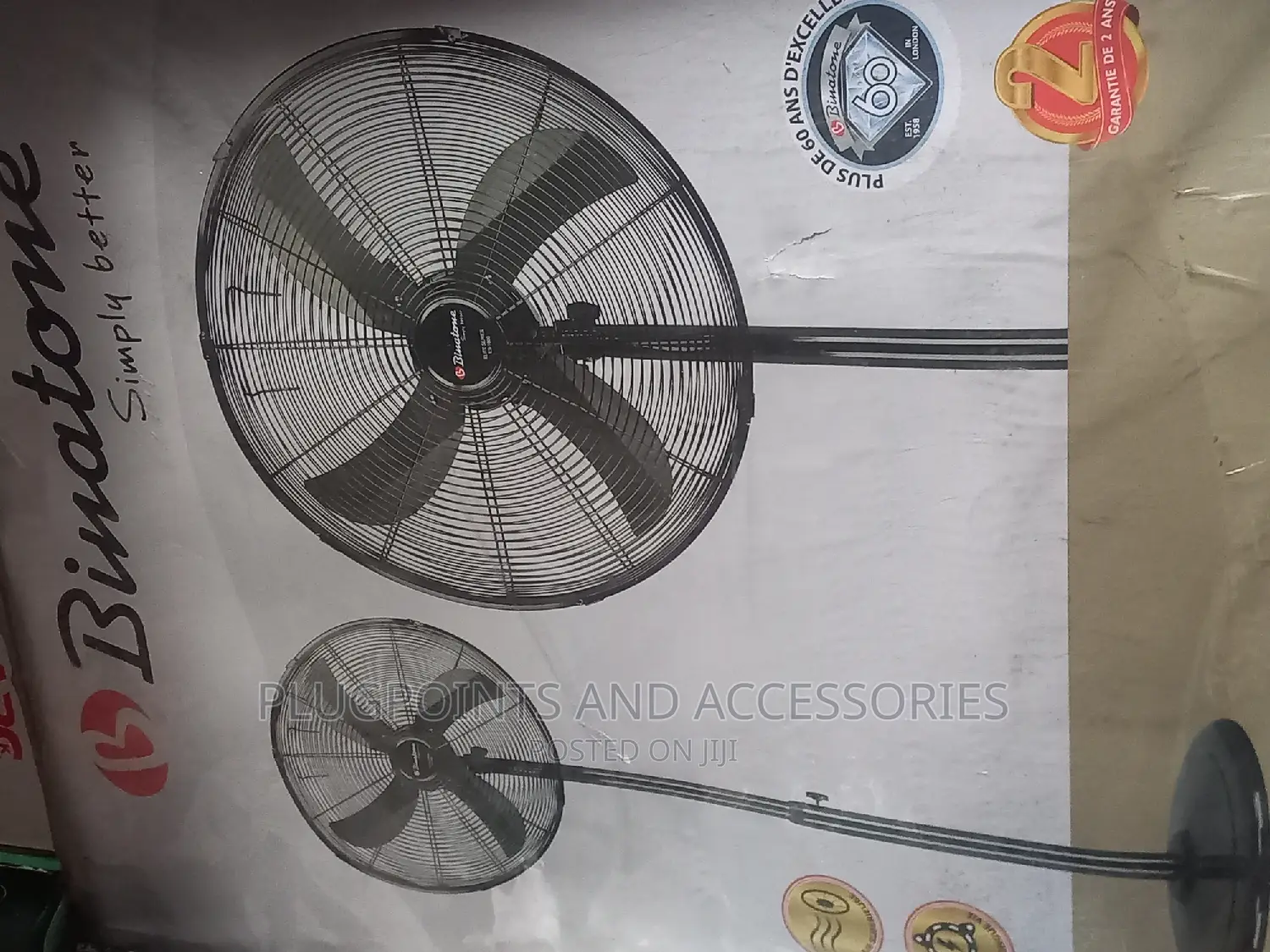 Binatone Stainless Stand Fan1800 60w
