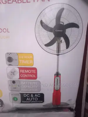 18" Century Rechargeable AC/Dc Fan +