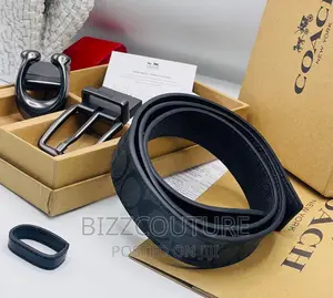 Original COACH Leather Belts Available in Store