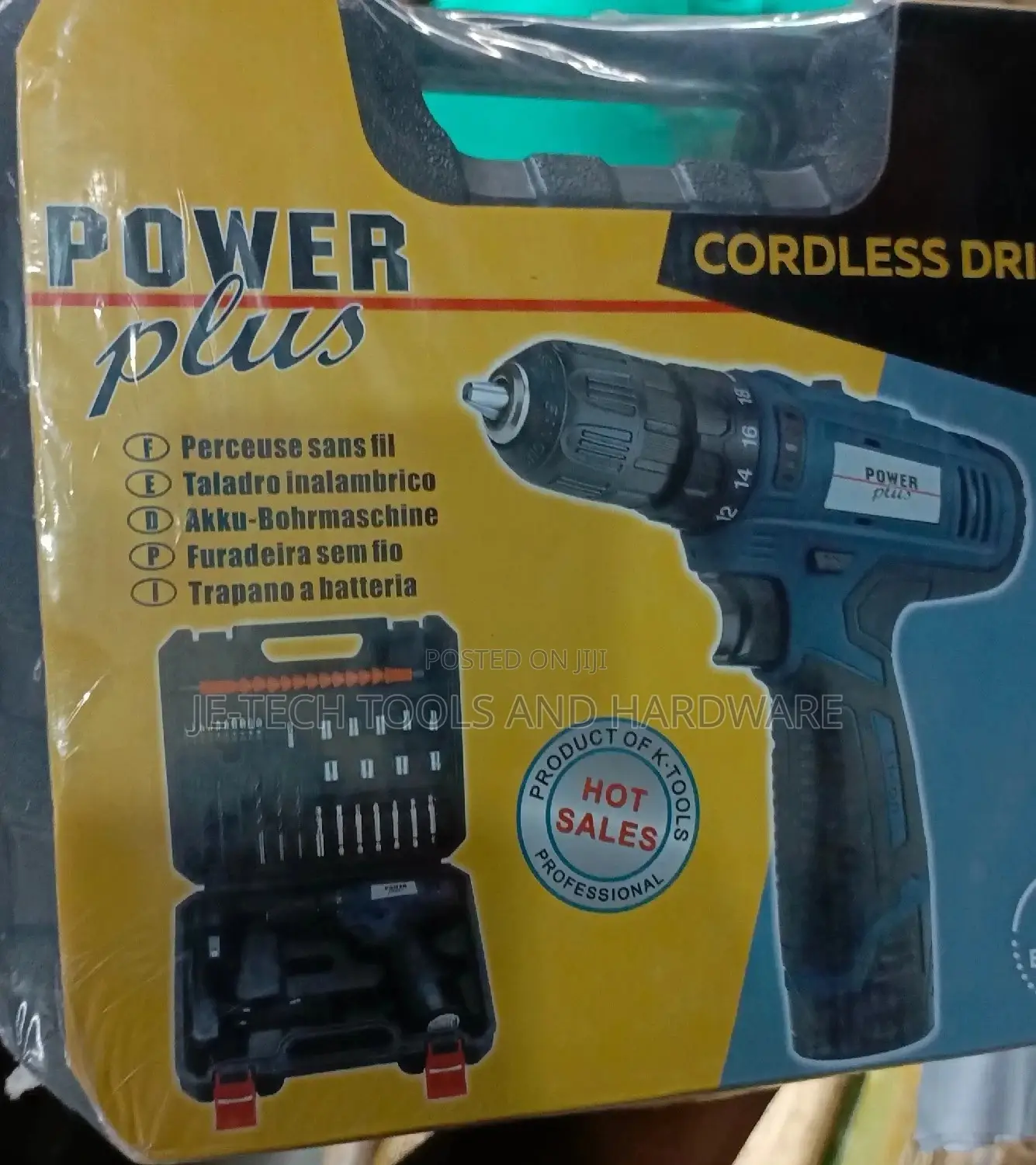 20v Power Plus Battery Drill Machine