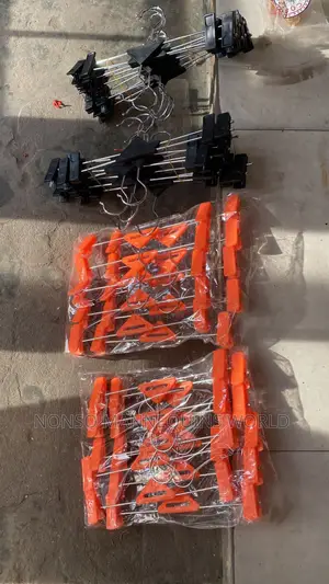 Black Orange Color Clip Hangers