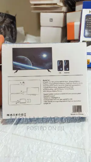 Phone to HDTV Cable(3 in 1)( Android Ios)