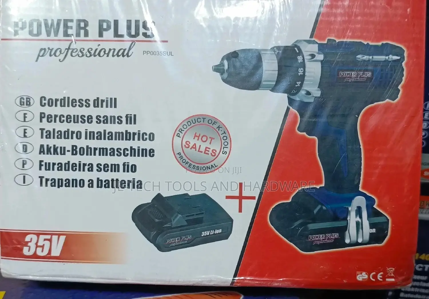 35V Power Plus Battery Drill