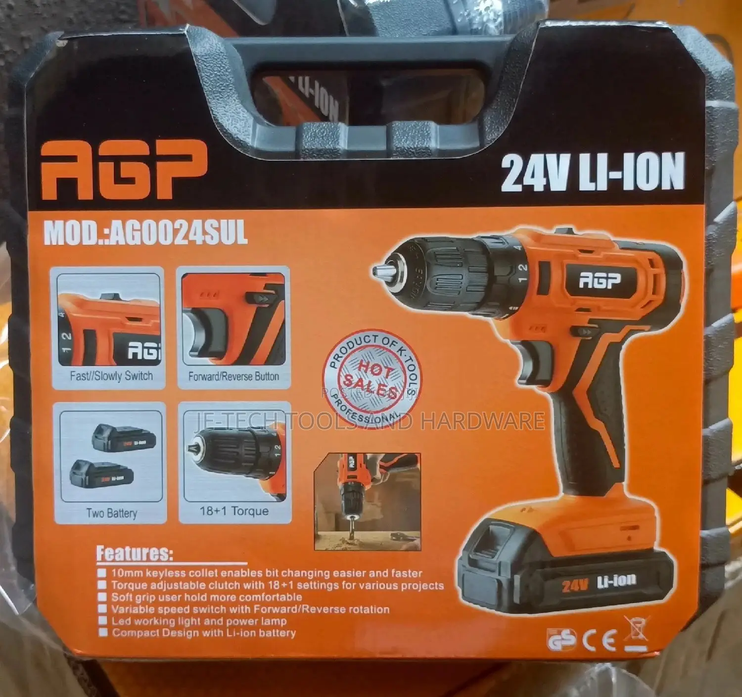 24V AGP Li-on Battery Drill