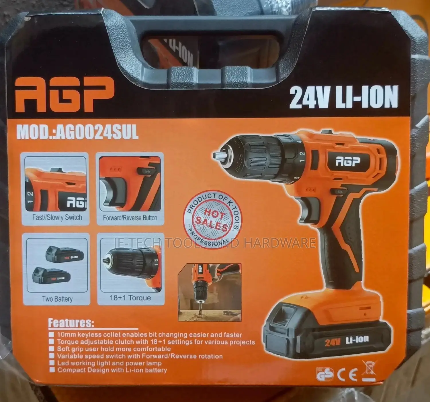 24V AGP Li-on Battery Drill