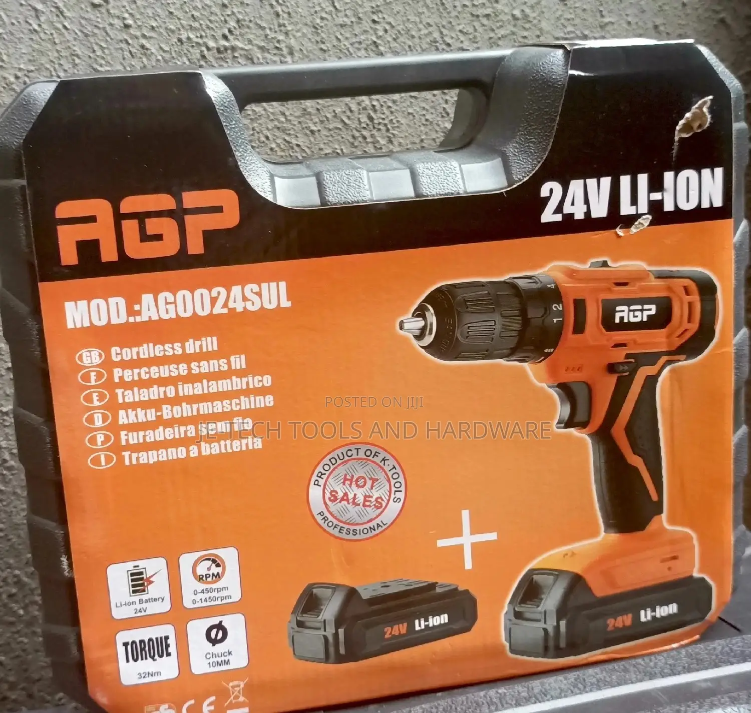 24V AGP Li-on Battery Drill