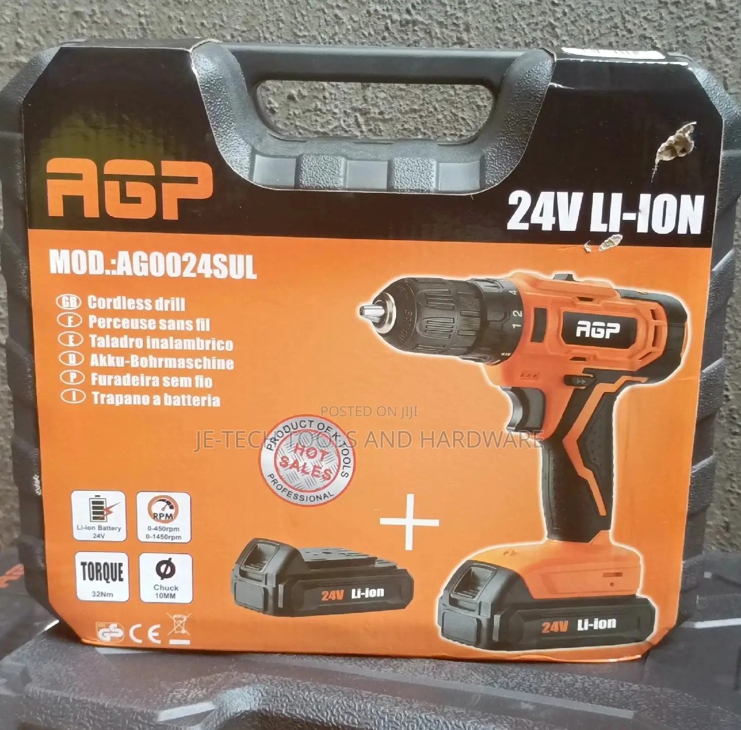 24V AGP Li-on Battery Drill