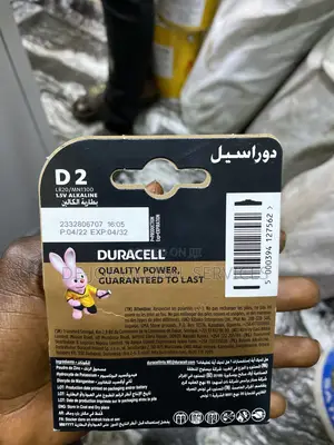 Duracell Alkaline Battery D2