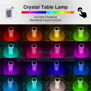 Crystal Lamp for Bedroom Bedside | Atmosphere Lamp Projectio