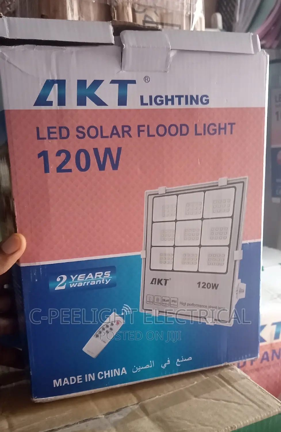 120w Solar Flood Light AKT Separate Panel