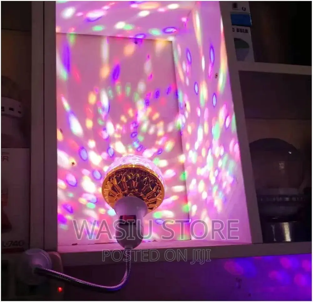 Colorful Rotating Magic Ball Disco Light With Sockets