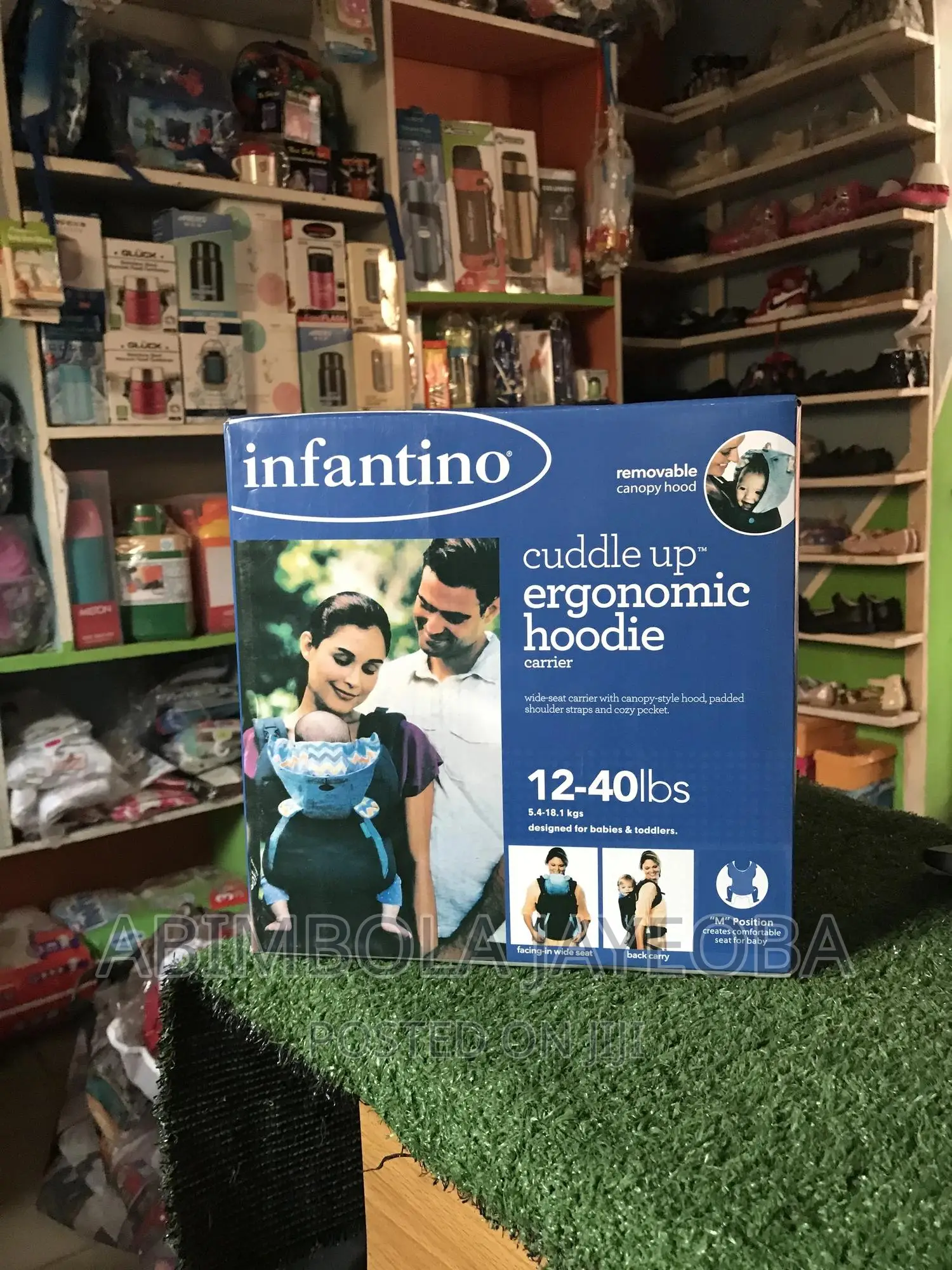 Infantino Cuddle Up Ergonomic Hoodie Baby Carrier