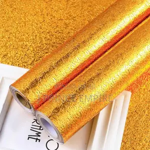 Kitchen Golden Oil Proof Waterproof Paper Aluminum