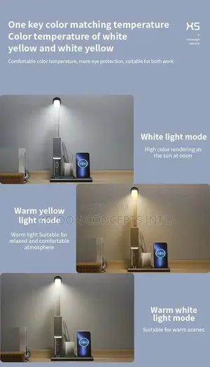 New Multi-Purpose Desk Lamp Wireless Removable Charger