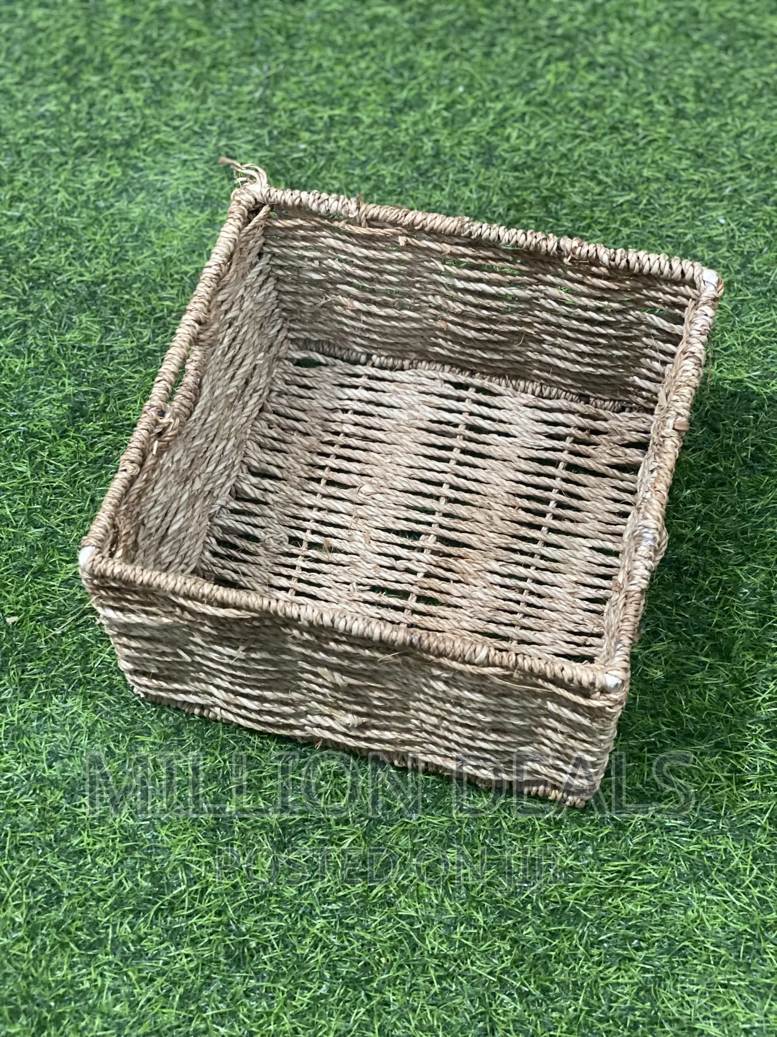 Rattan Stylish Straw Storage Hamper Basket