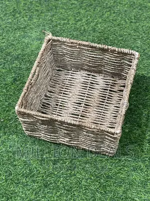 Rattan Stylish Straw Storage Hamper Basket