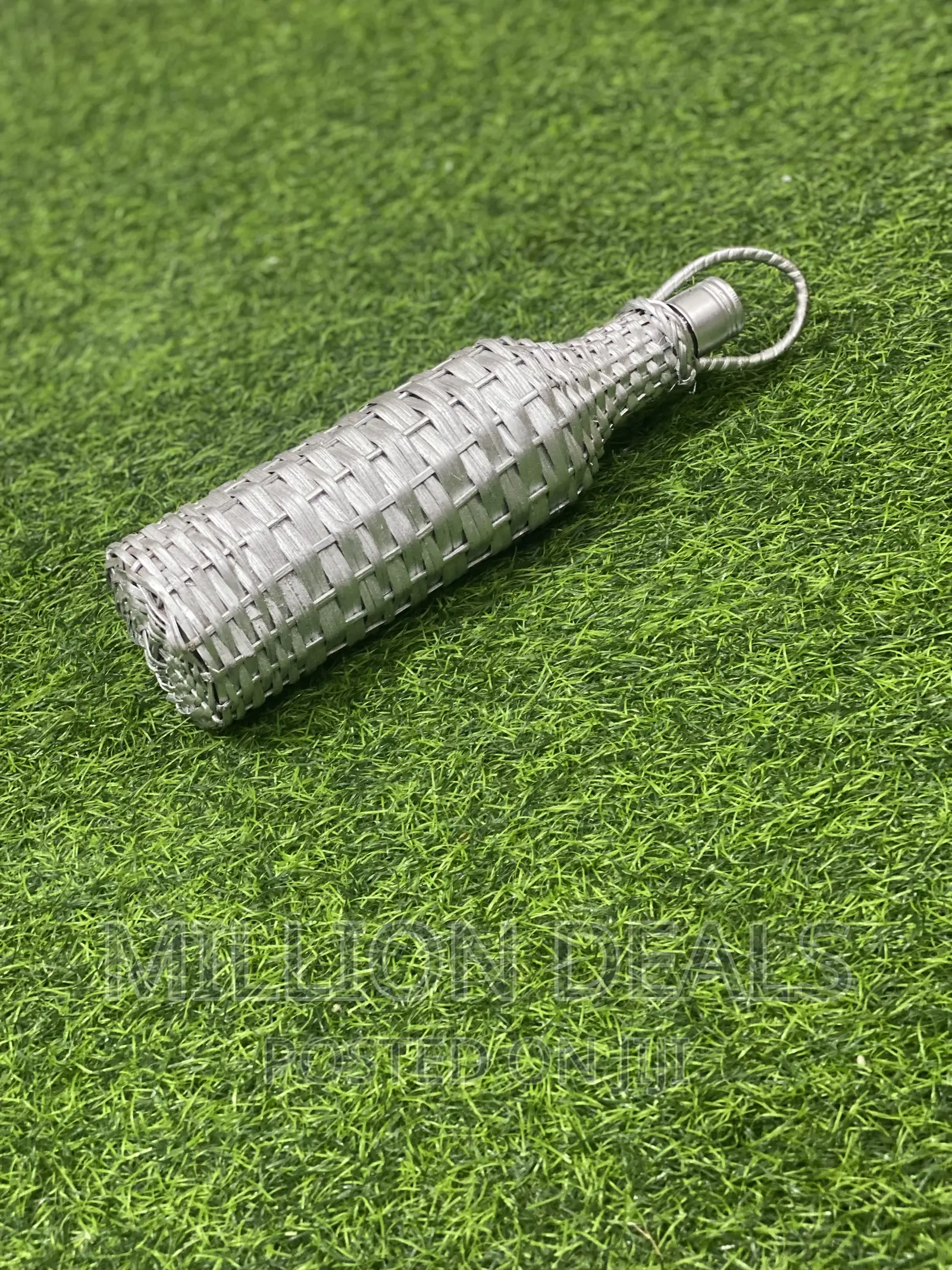 Straw Stylish Rattan Empty Storage Bottle