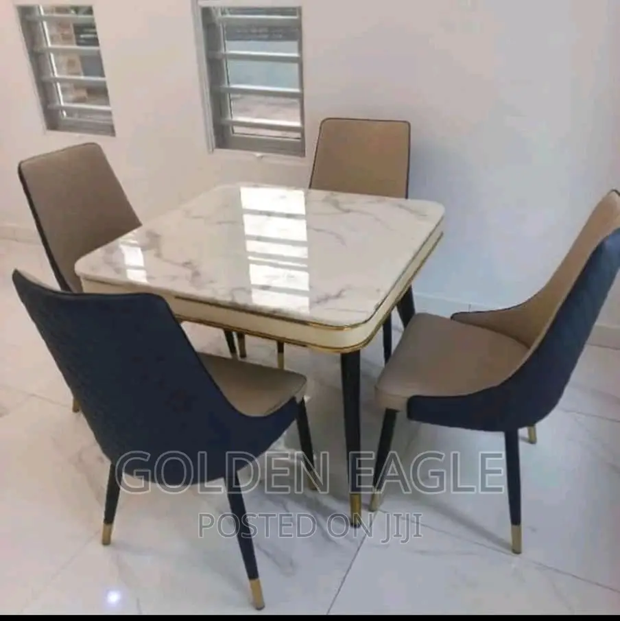 Marble Dinning Table and Chairs