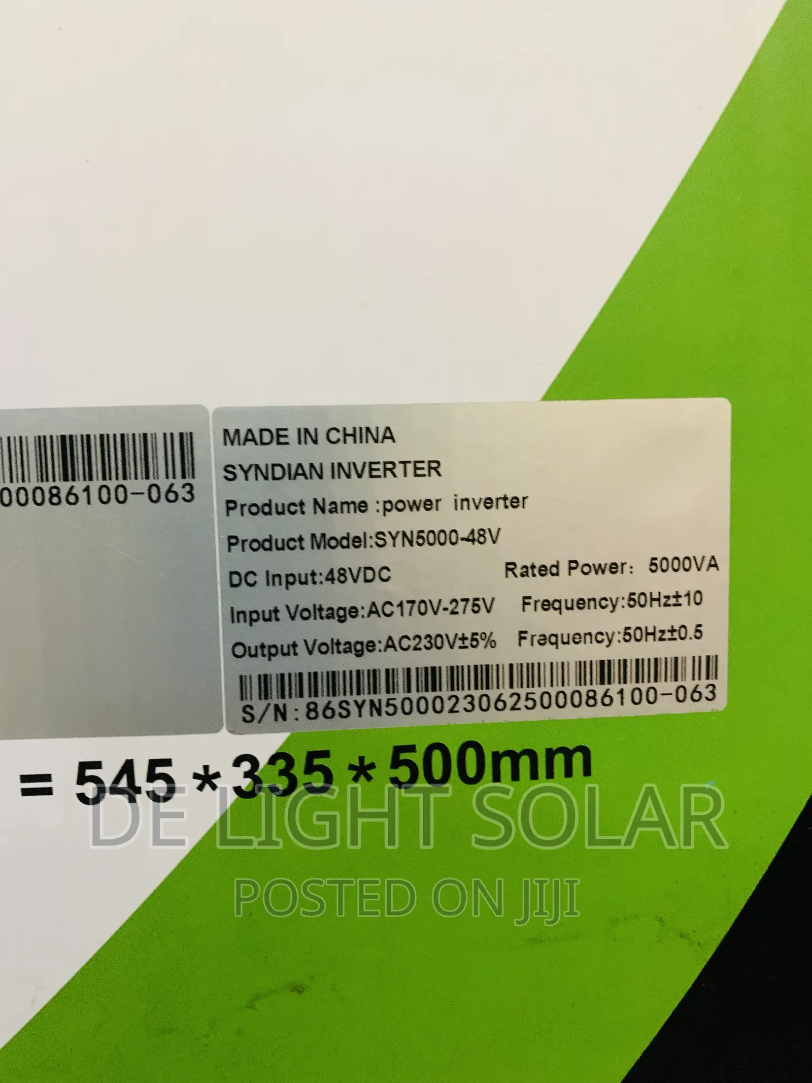 5000kva Syndian Inverter 48v