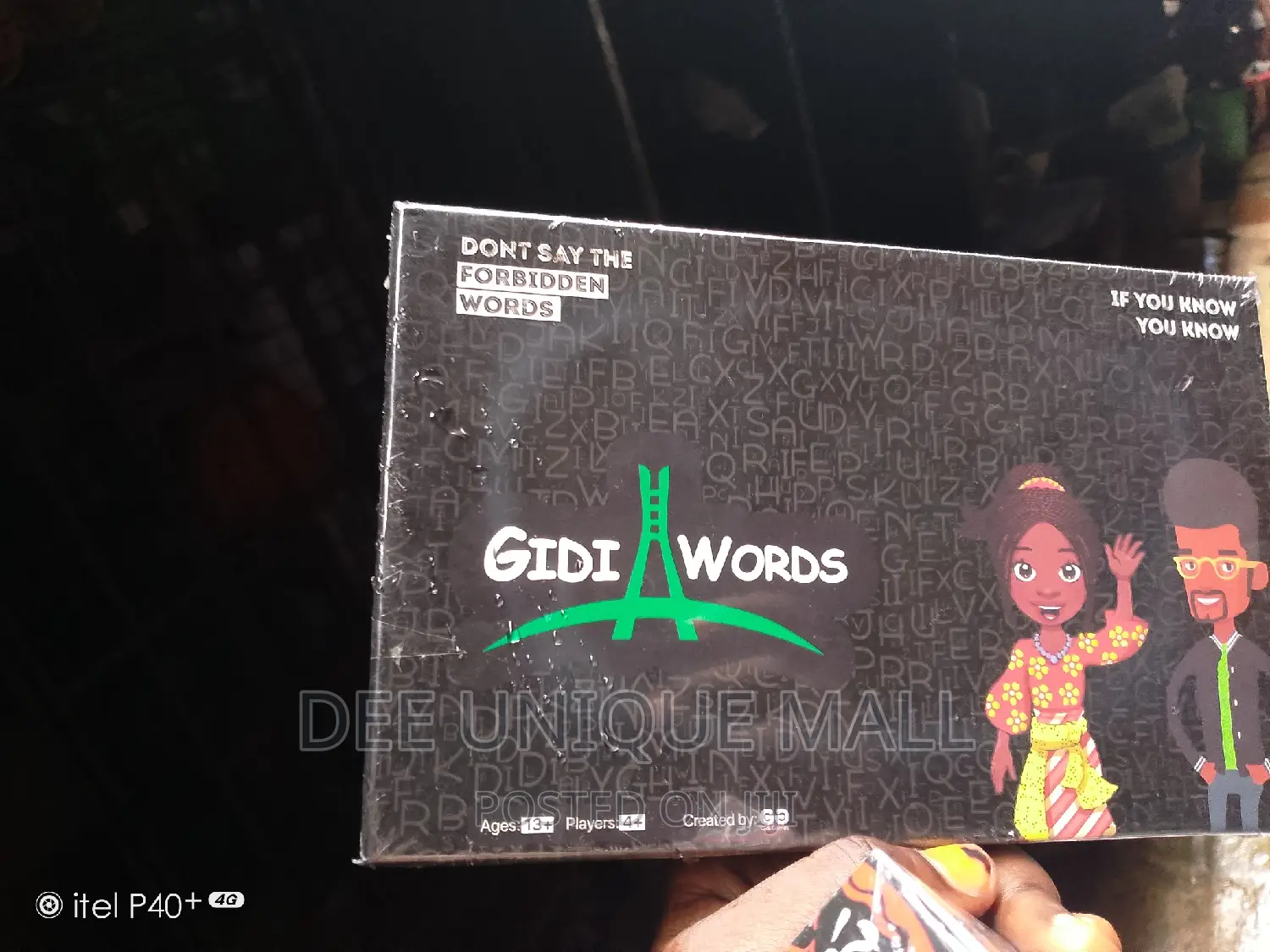 Gidi Words Card Games