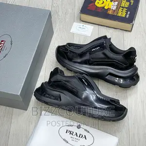 Original PRADA PANELLED LEATHER CHUNKY Available in Store