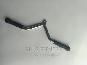 Chrome Lat Pull Down Bar, Triceps Rope, v Shaped