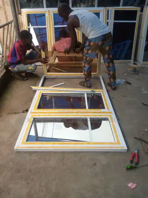 1800mm X 1200mm Aluminum Casement Window 3 Panels With Net
