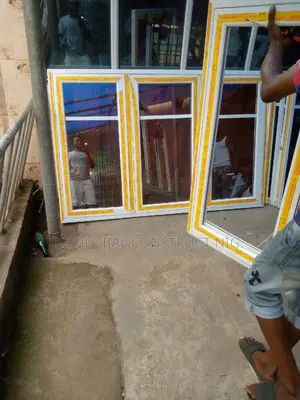 1800mm X 1200mm Aluminum Casement Window 3 Panels With Net