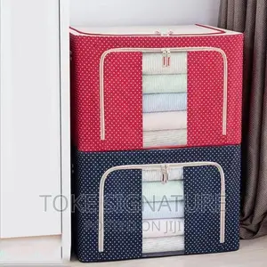 100 Litres Cloth Folding Storage Box With Steel Frame