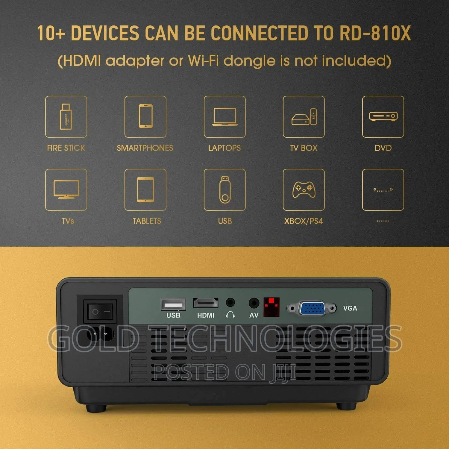 Video Projector With VGA Support