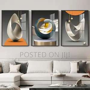 3 In1 Set of HD Abstract Printed Frames