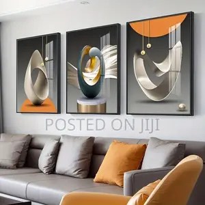 3 In1 Set of HD Abstract Printed Frames