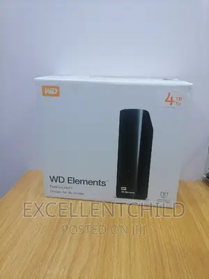 WD Elements 4tb External Power Storage