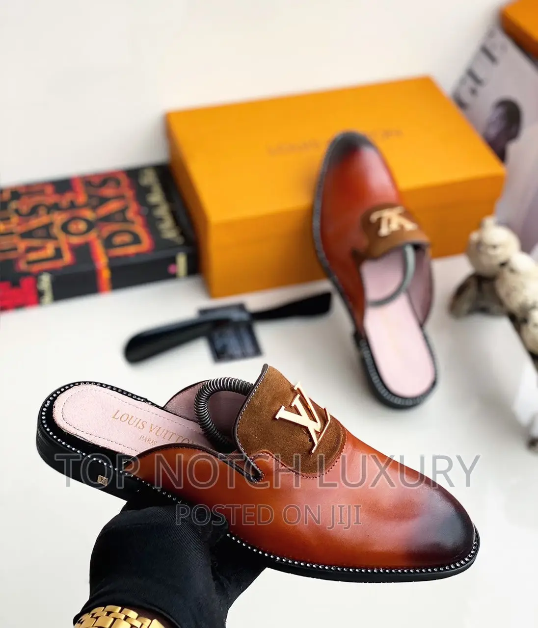 Louis Vuitton Men Luxury Half and Full Shoe