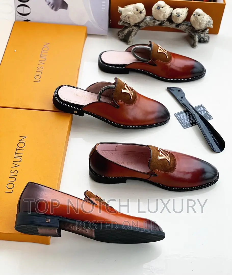 Louis Vuitton Men Luxury Half and Full Shoe