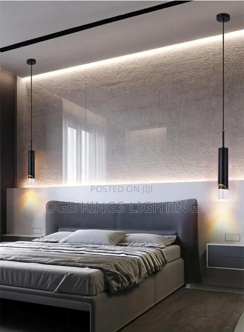 LED Pendant Light Gold Black Dimmable Chandelier Daning LED