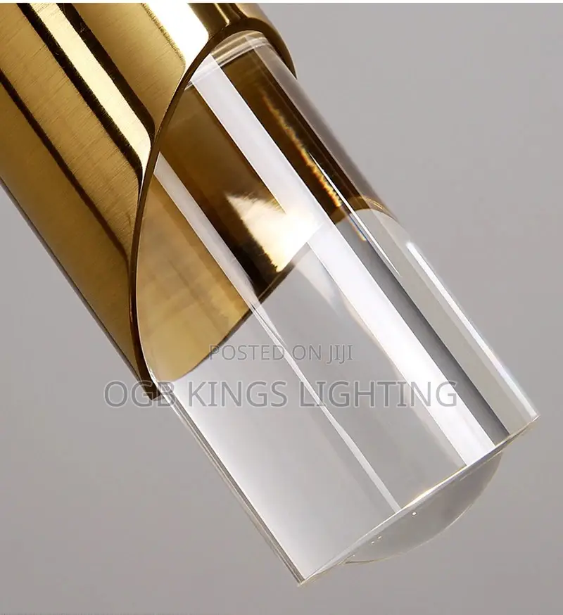 LED Pendant Light Gold Black Dimmable Chandelier Daning LED