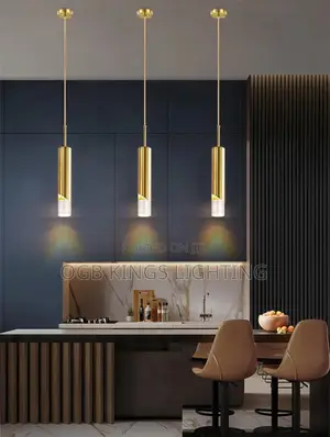 LED Pendant Light Gold Black Dimmable Chandelier Daning LED