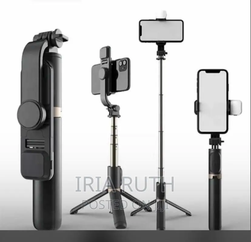 Selfie TRIPOD With Bluetooth,Phone Holder With LED LIGHTS
