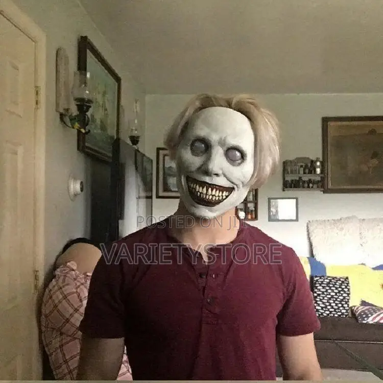 Halloween Mask Scary Smiling Demon Mask