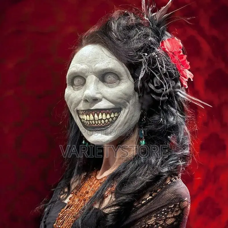 Halloween Mask Scary Smiling Demon Mask
